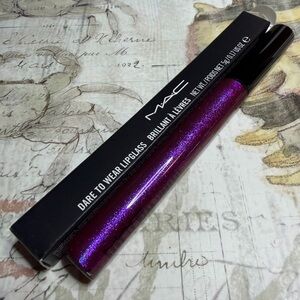 MAC COSMETICS BAN THIS! Dare to Wear BNIB lipgloss lipglass Purple Very Rare!